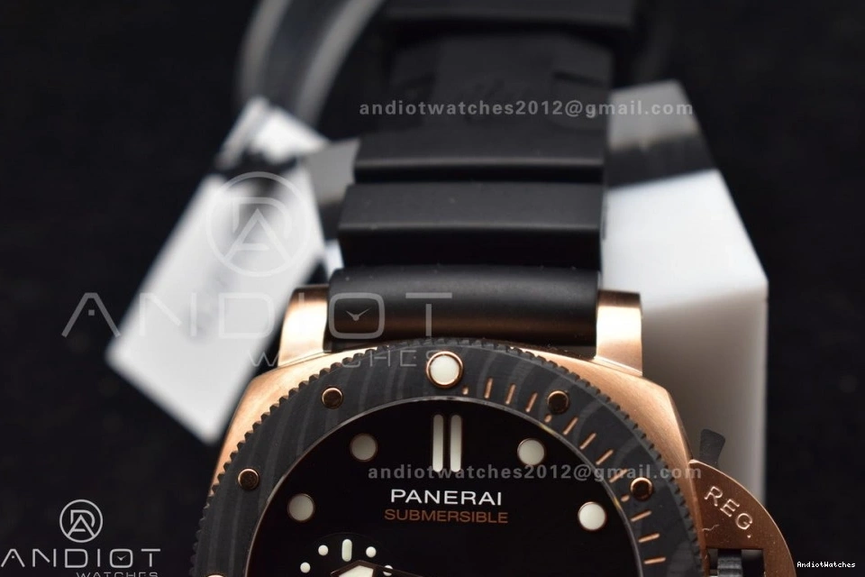 Edition W Black Black Best PAM1070 434 on Rubber 1:1 P Dial Tailored Strap SBF 0514
